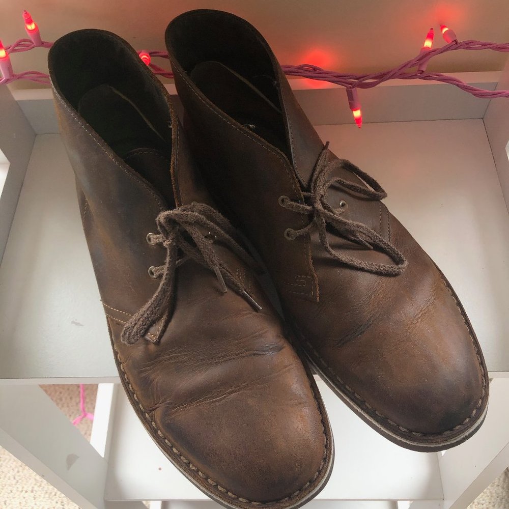 Clarks Men's Dark Leather Boot